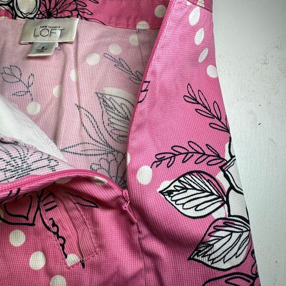 Ann Taylor LOFT Women’s Pink Mini Skirt. Size 8 - Picture 6 of 10